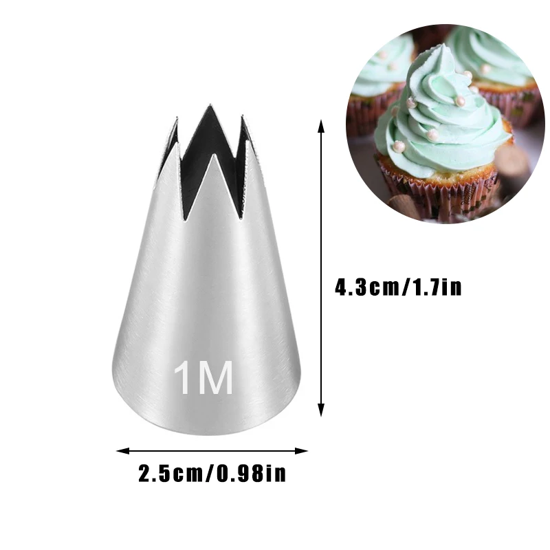 BCMJHWT 1/2/3pcs Rose Pastry Nozzles Cake Decorating Tools Flower Icing Piping Nozzle Cream Cupcake Tips Baking Accessories