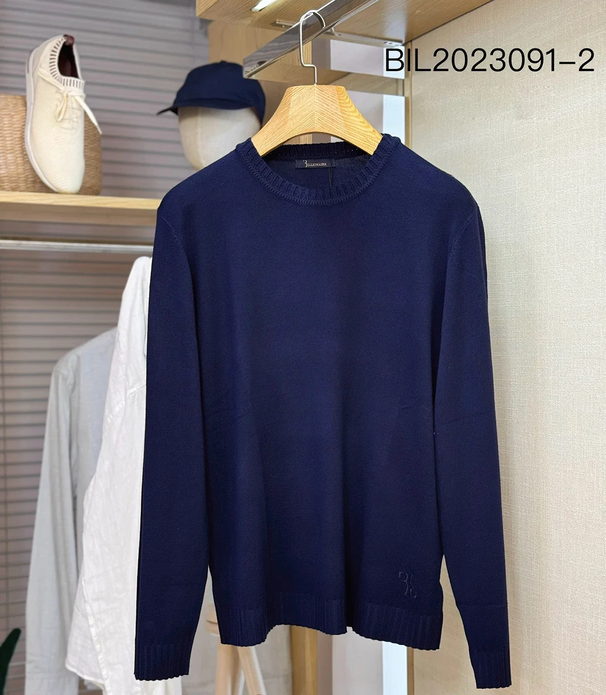 

BILLIONAIRE BLKA CPTG Sweater Cashmere men's 2025 new warm knitting fashion elasticity Long sleeves high quality big size M-4XL