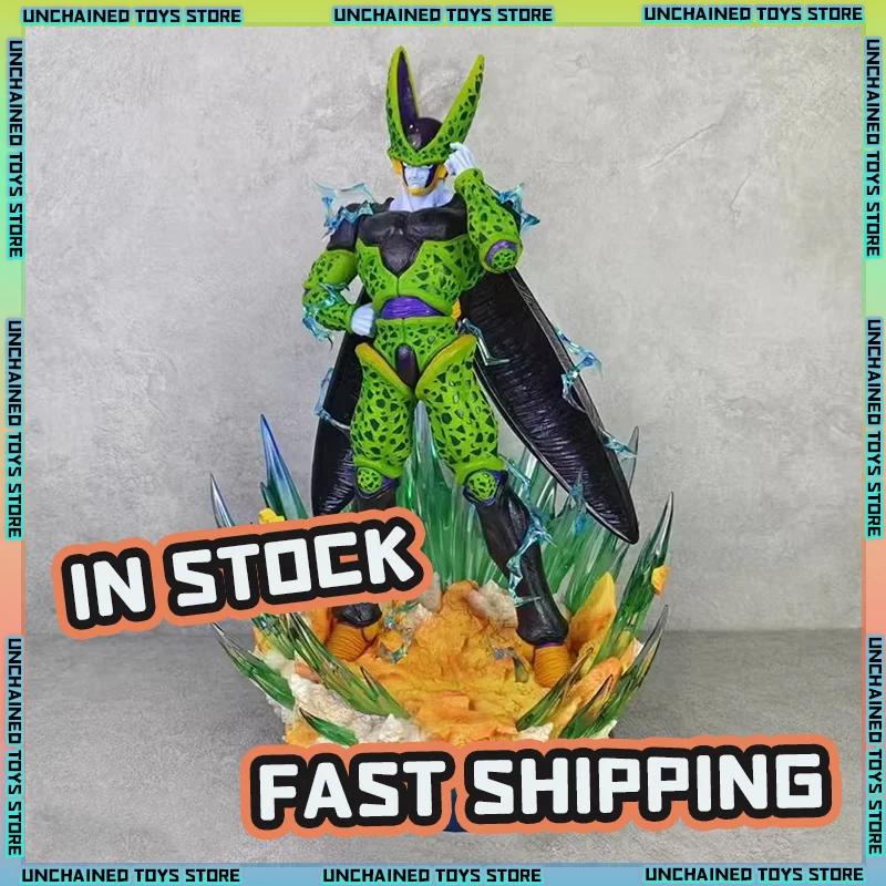 35 سنتيمتر لعبة دراغون بول Z شخصيات كرتونية خلية مثالية DBZ عمل الشكل بولي كلوريد الفينيل تمثال تحصيل تمثال نموذج الأولاد اللعب الهدايا الحلي