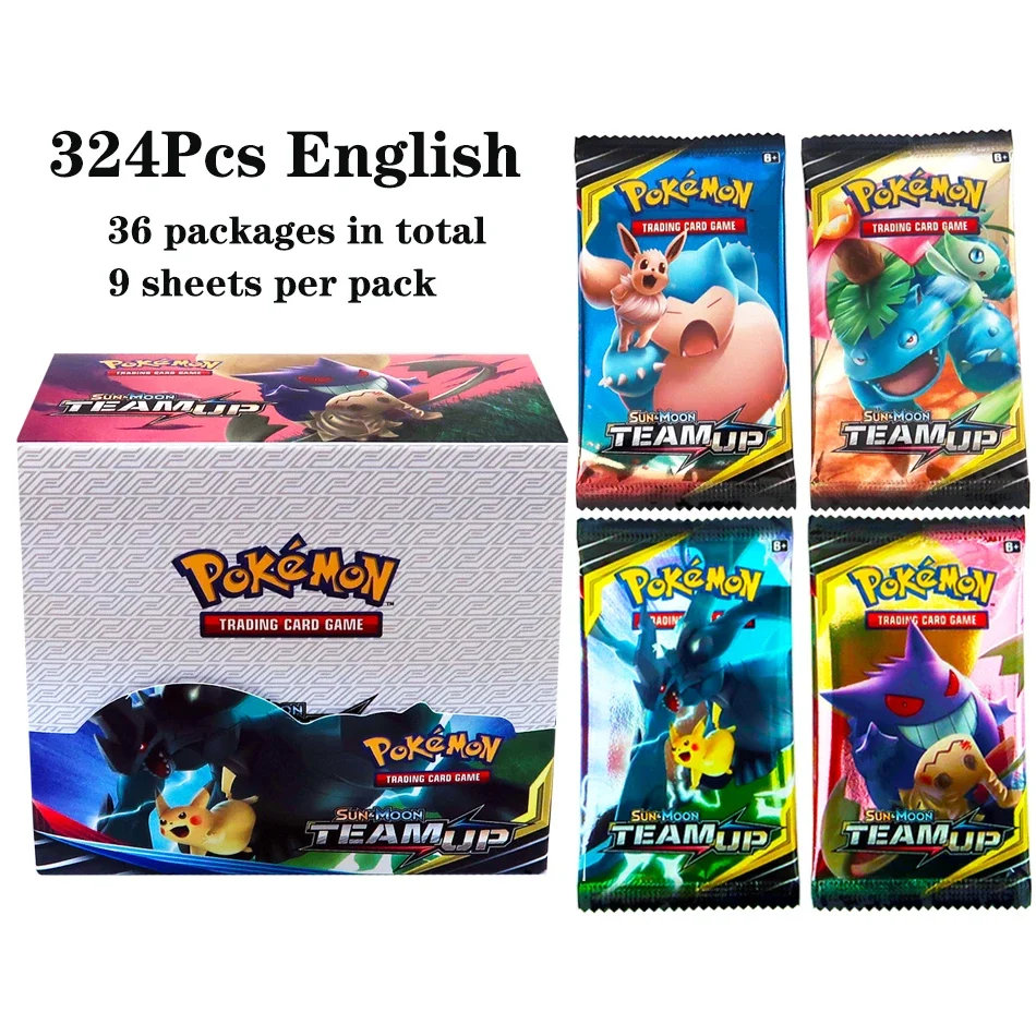 324 stks Pokemon TCG: Sword & Shield-Fusion Strike Booster Display Box (36 Packs) Board Game Card DESTINED RIVALS Stellar Crown