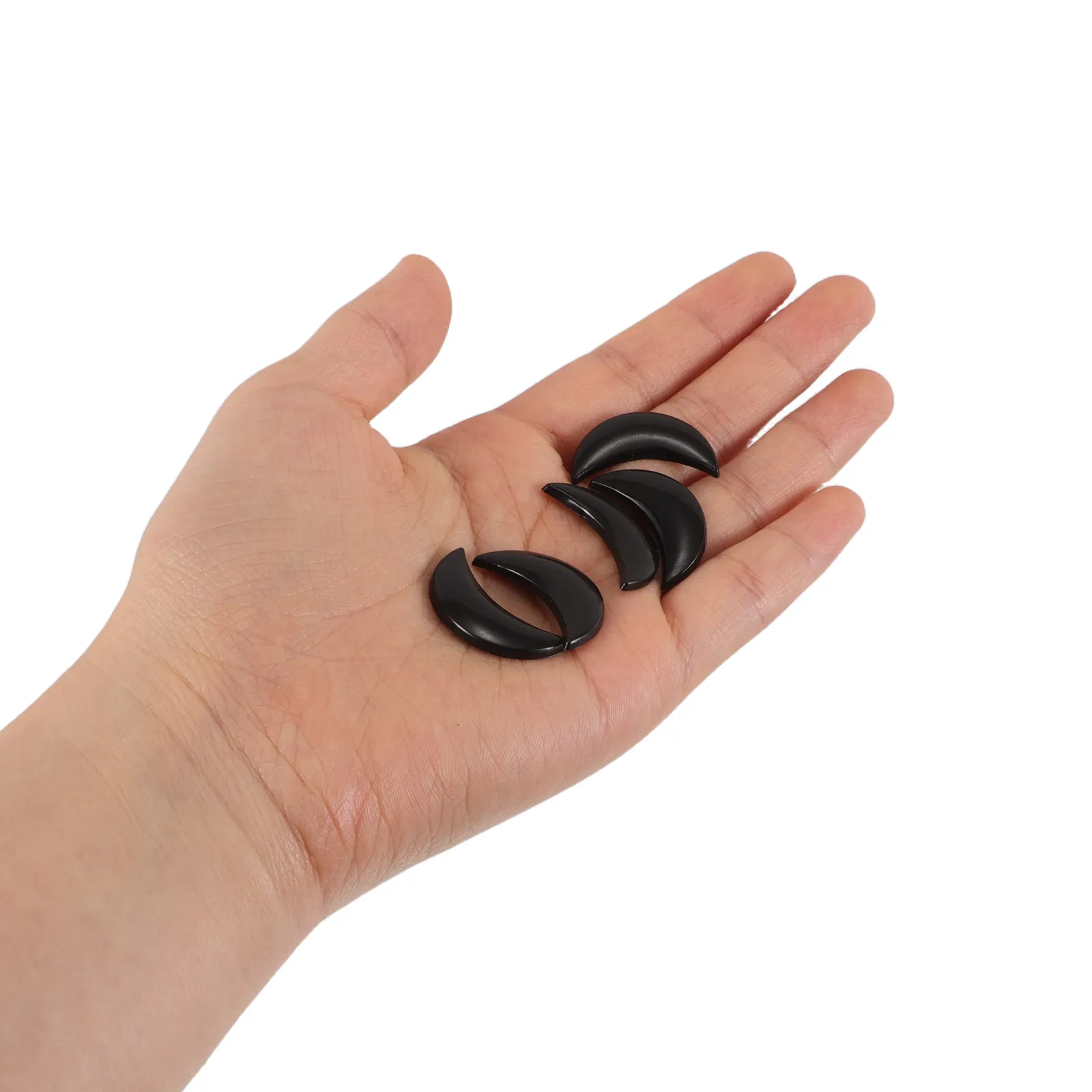 

200Pcs DIY Craft Accessories Moon Mouth for Animal Making Kit Crochet Dollhouse Decorations Black Bear Mouth
