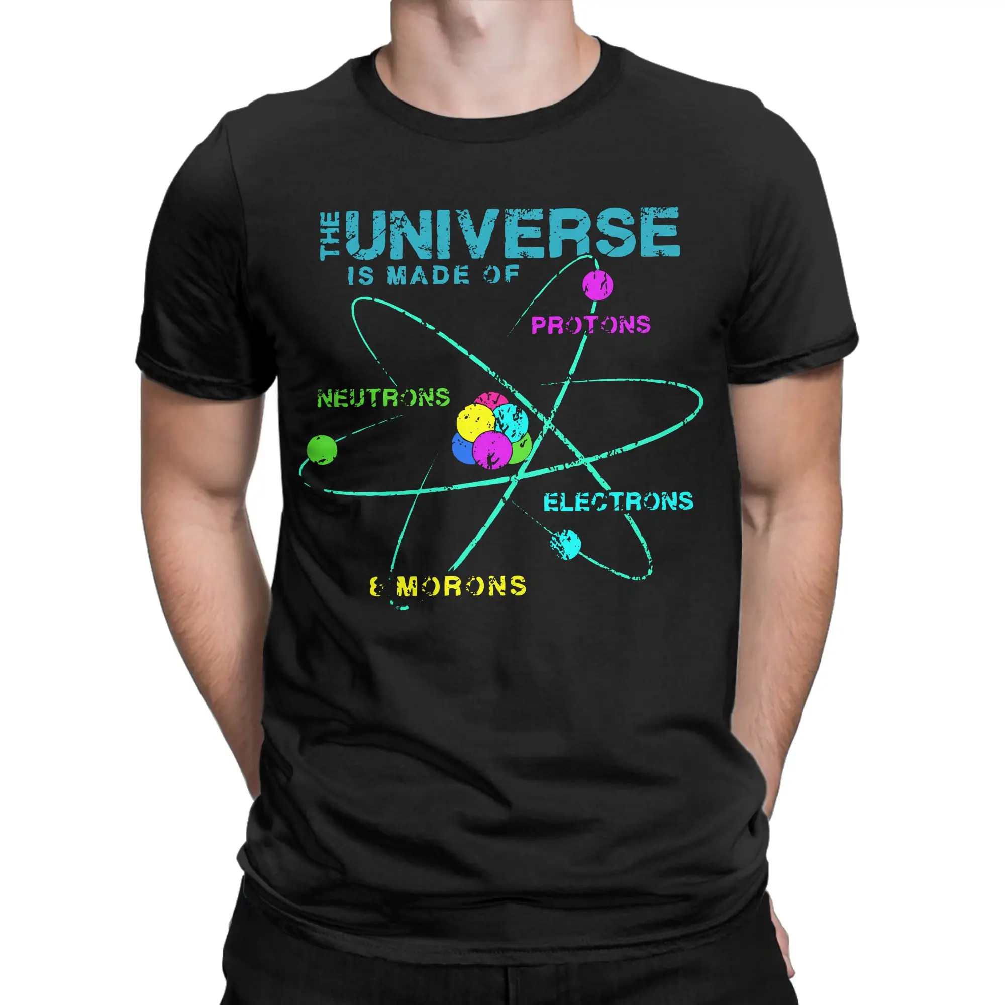 Physics Science Chemistry Biology Sarcastic T Shirt Men Cotton T-Shirts Quantum Mechanics Geek Nerd Short Sleeve Clothes Gift