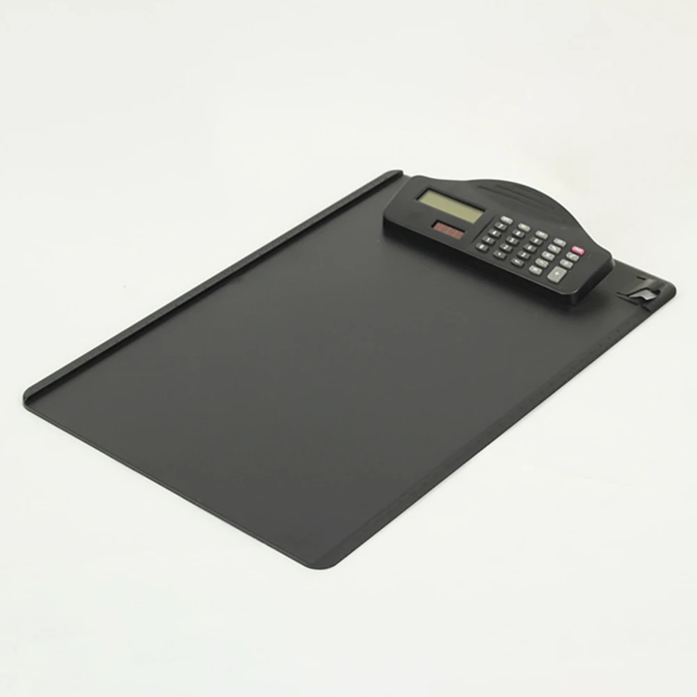 

A4 Calculator Writing Board Clipboard Lightweight Portable Office School Use Plastic Material Document Holder Folder Storage