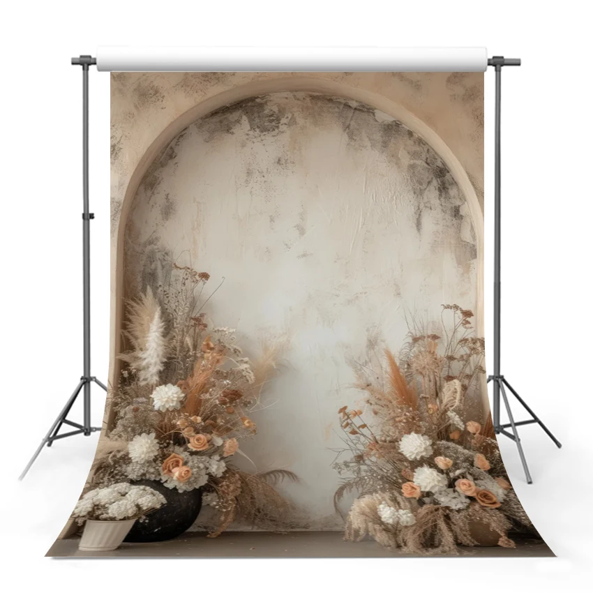 

Photography Background Boho Window Pampas Grass Adult Birthday Wedding Maternity Portrait Decor Backdrop Photo Studio