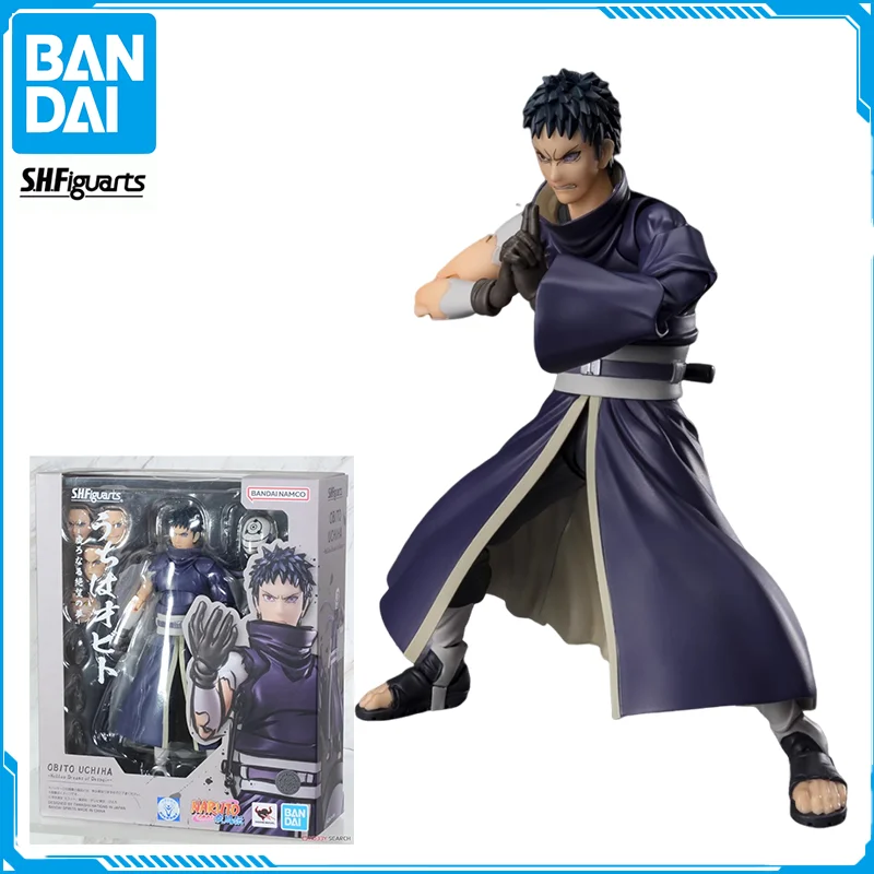 

In Stock Bandai S.H.Figuarts NARUTO Uchiha Obito Original Genuine Anime Figure Model T S.H.F Toys Action Figures Collection Doll