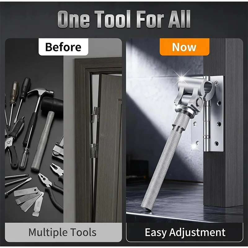 Door‑hinge Adjustment Wrench Precision Hinge‑aligning Tool For Cabinet Household Door Fine‑tuning Tool For Woodworking Cabinet