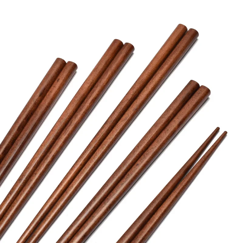 Japanese Style Pointed Chopsticks Natural Wooden Chopsticks Cooking Chopsticks Sushi Chopsticks Home Hotel Wooden Cutlery