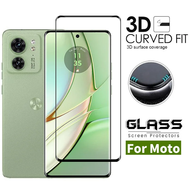 

Full Cover Glass For Motorola Edge 40 Screen Protector Moto Edge 40 Tempered Glass 3D Protective Phone Film Motorola Edge 40