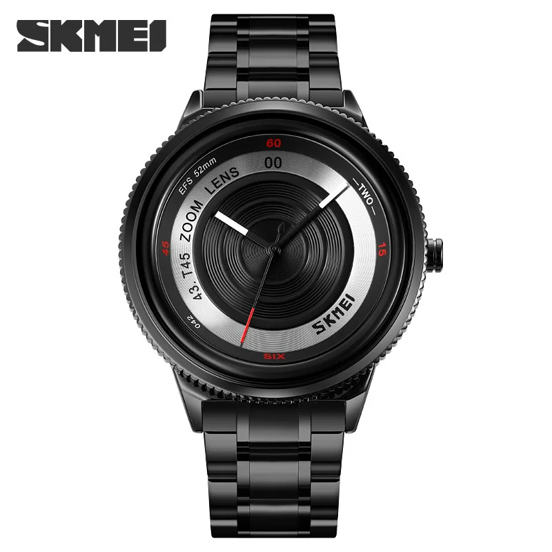 

Skmei Brand Characteristic Watch Fashion Dial Steel Belt Internet Celebrity Stainless Steel Men's Watch Quartz Watch