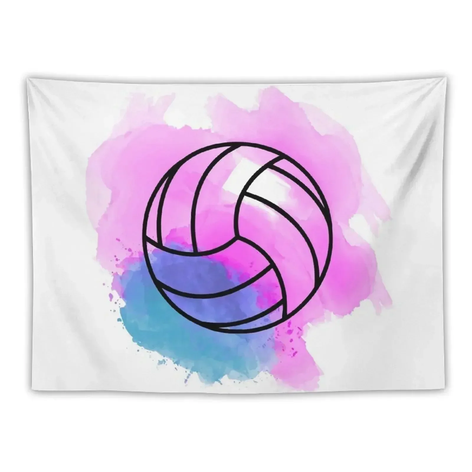 

Volleyball Watercolor Tapestry Room Aesthetic Decor Wall Decor Hanging Bedroom Decor Aesthetic Home Decorators Tapestry