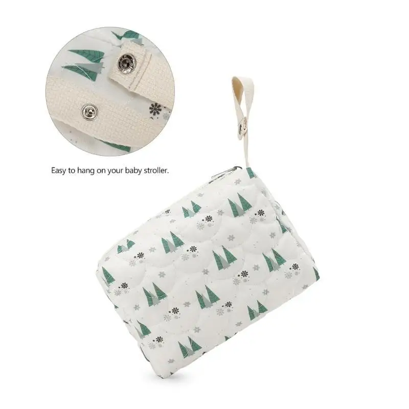 U13F Multifunction Baby Diaper Organize with Fashionable Pattern Travel Diaper Holder Convenient Bag Suitable for Outdoor Use
