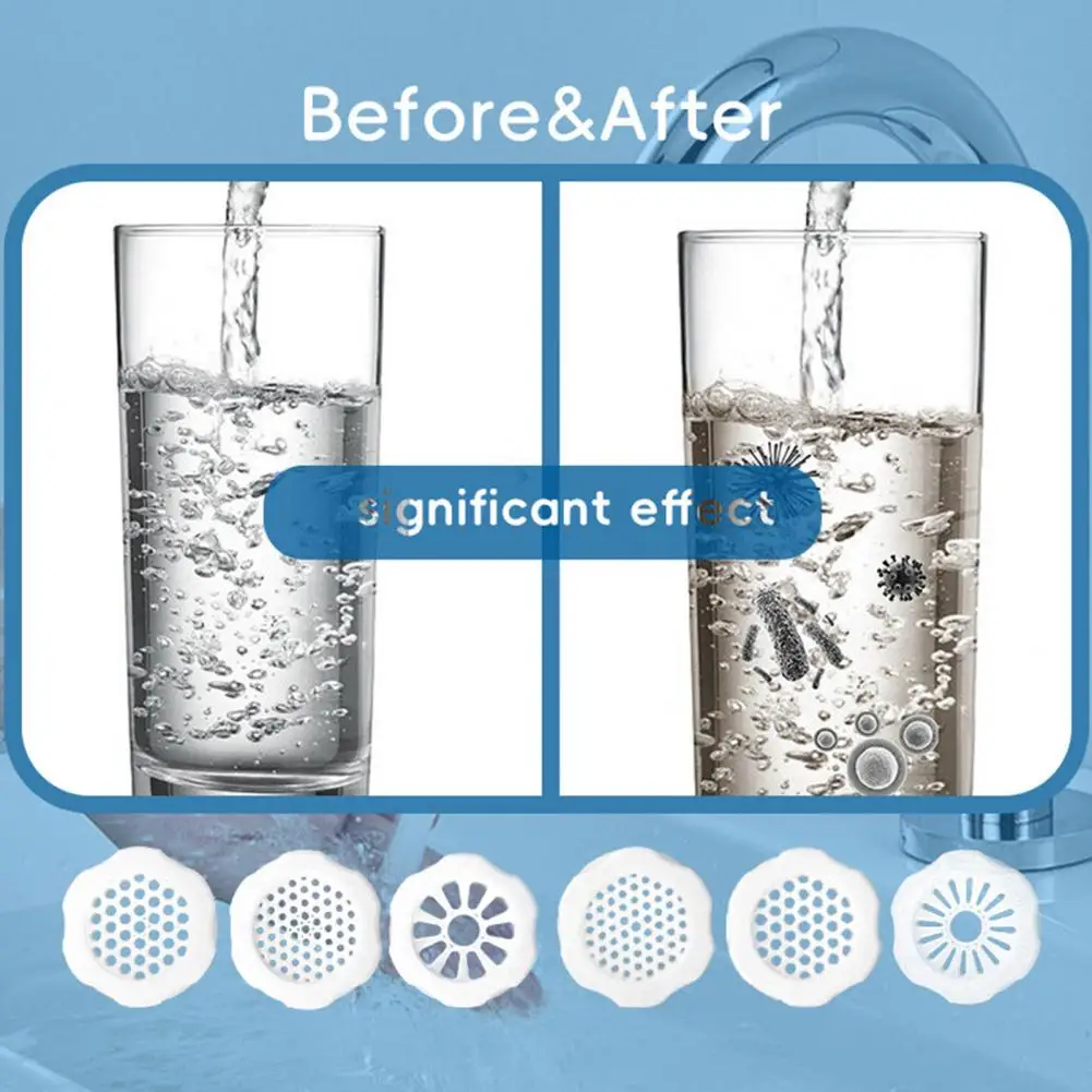 Sink Faucet Filter Universal Sink Water Faucet Filter Set for Home Kitchen Bathroom 6 Pack Replacement Parts for Tap for Clean