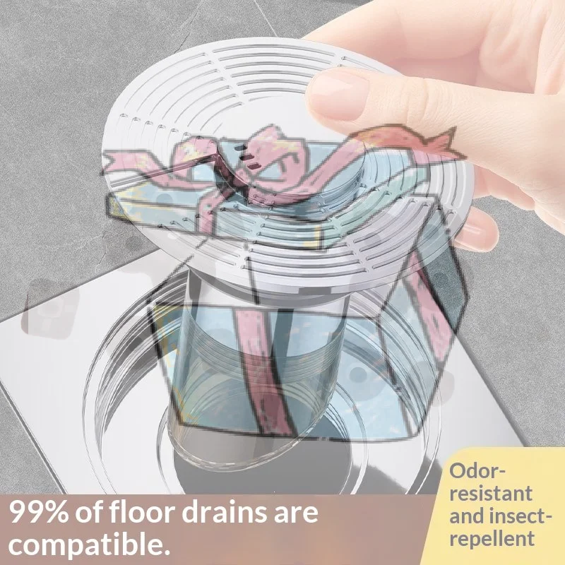【CCA】Stainless Steel Universal Floor Drain Core Odor Proof Insect Proof Perfect For Bathroom Kitchen Shower Room