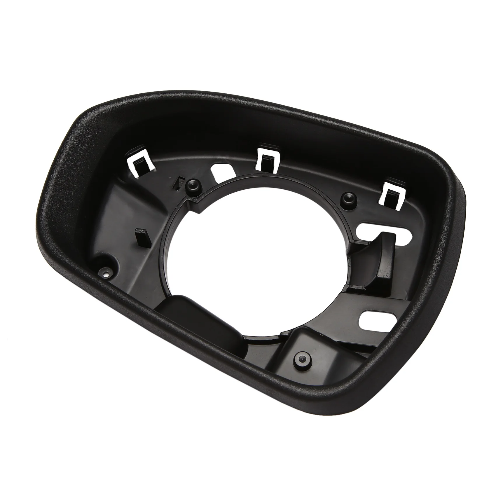 Side Mirror Frame Glass Holder Door Wing Glass Surround Trim Matte for Ford Mondeo MK5 MKV 5 V 2013-2019 Black