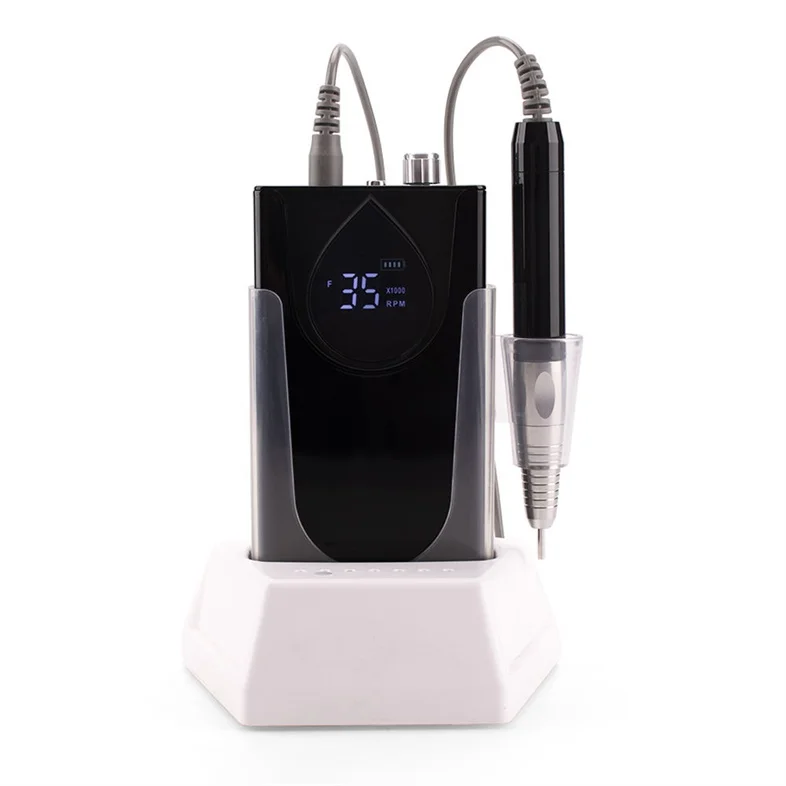 

35000RPM Mini Electric Nail File Polisher Cordless Rechargeable Manicure Drill Nail Drill Machine