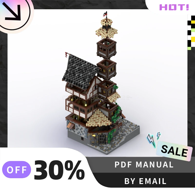 [4830PCS] MOC personalizzato Il Leviatano Creativo Building Blocks Set STEM Giocattoli educativi Modello di costruzione Kit Regali di compleanno