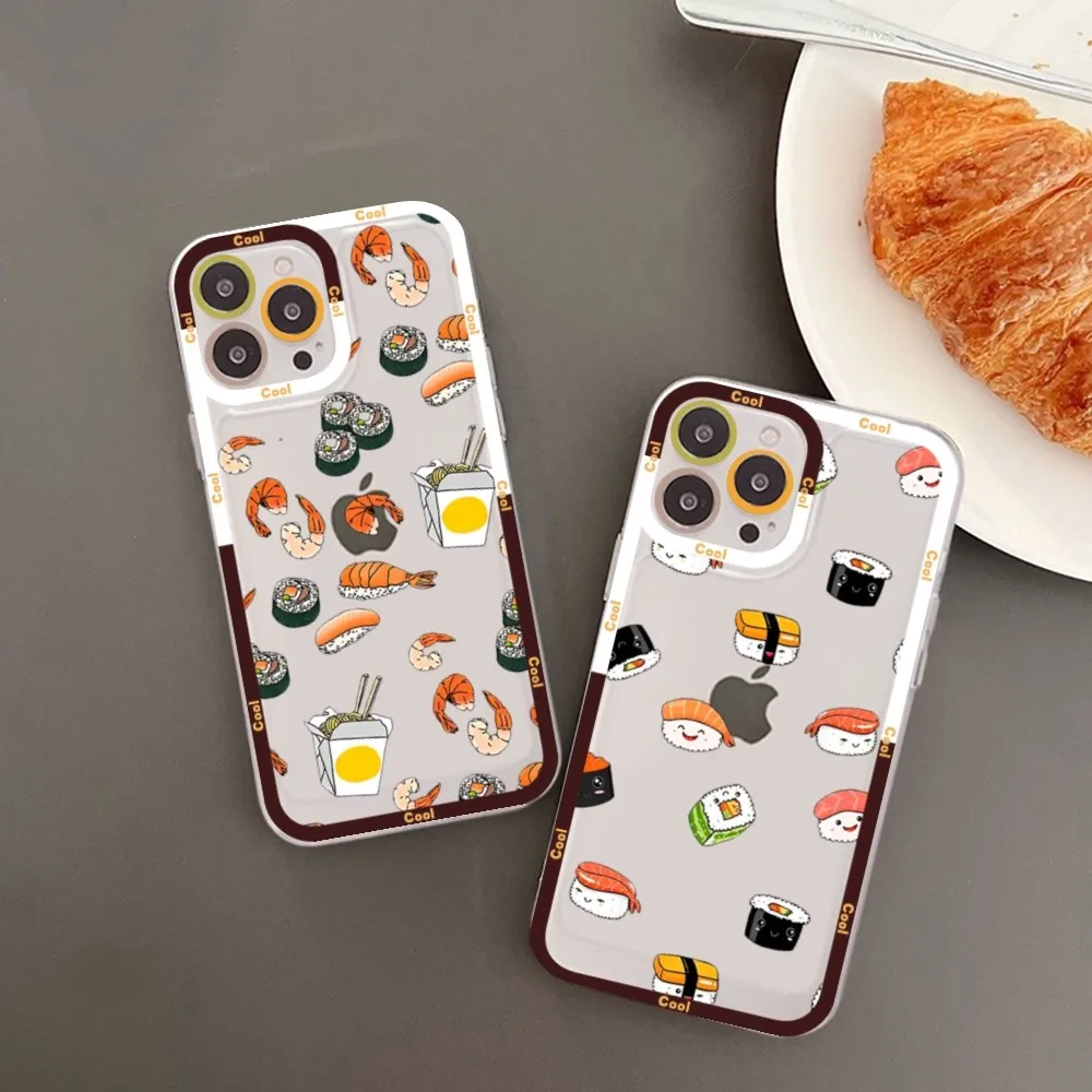 Cartoon Sushis Phone Case For Samsung S 20 S 21 S 22 S 23 lite plus ultra Mobile Cover