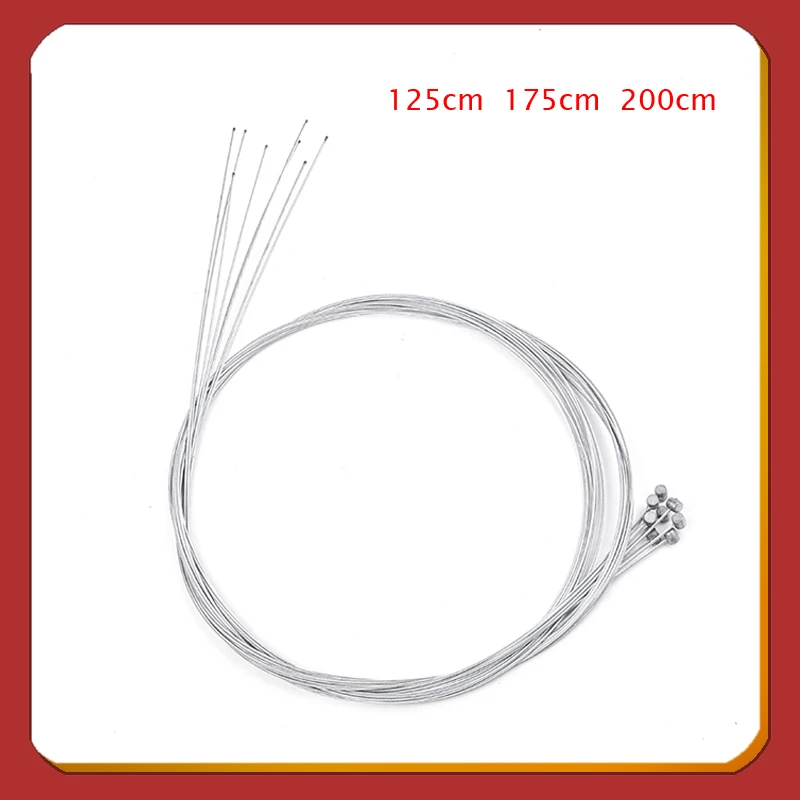 

5Pcs RISK RC127 Stainless Steel MTB Mountain Road Bicycleelectric scooter Transmission Shift Brake Internal Cable 125/175/200cm