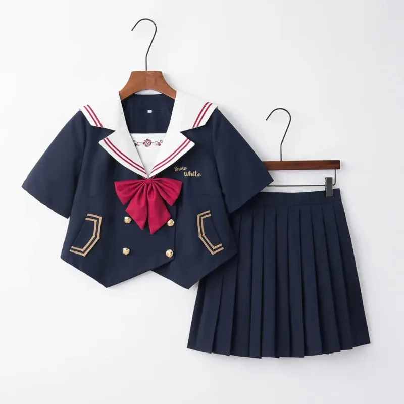 

ss132024 Japanese School Uniforms Style Student Girls Costume Women Sexy JK Suit Sailor Blouse Pleated Skirt Set S-2xl