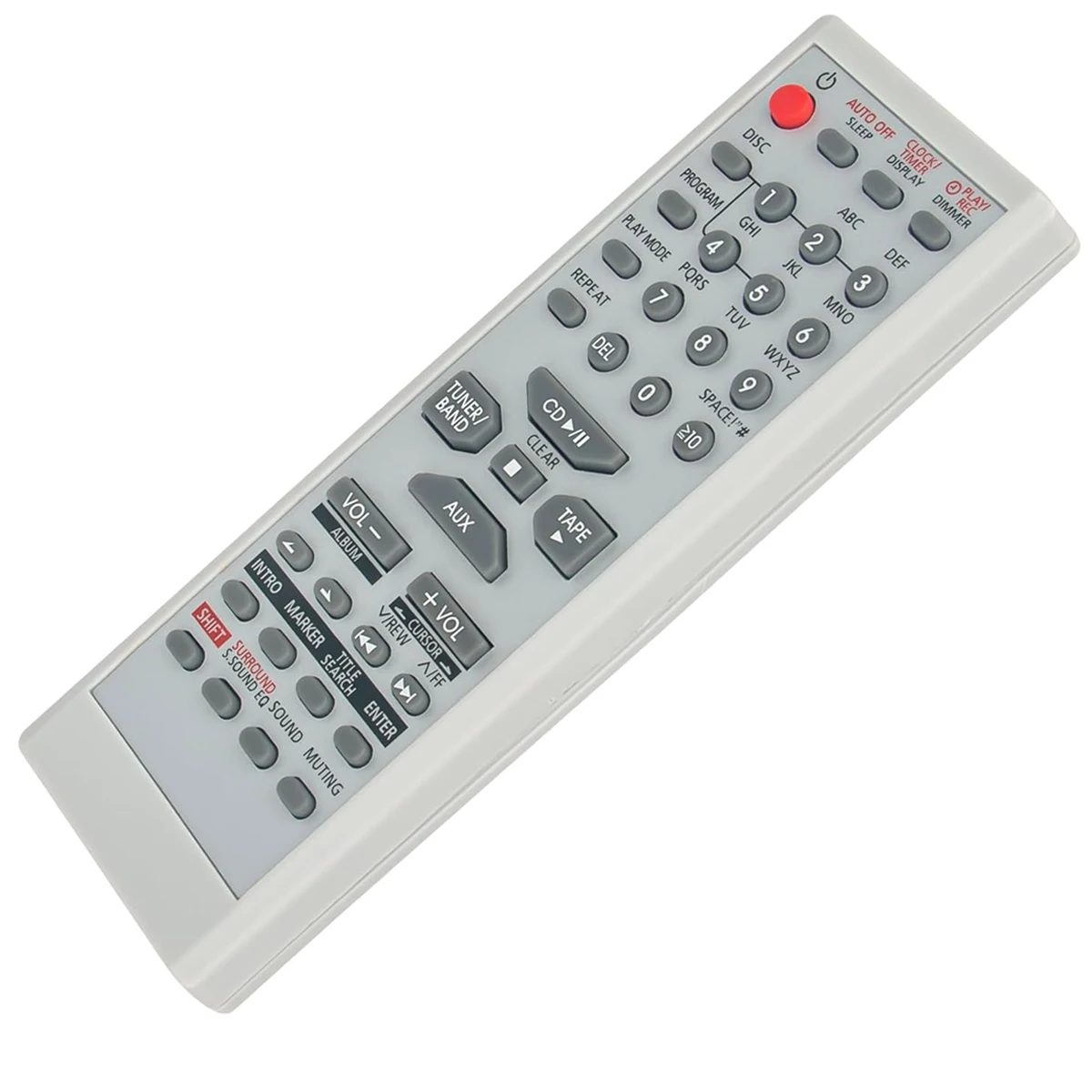 Remote Control For Panasonic SA-PM19 SA-PM28 SC-PM193 SAPM19 SAPM28 SCPM193 CD Micro Stereo Mini System