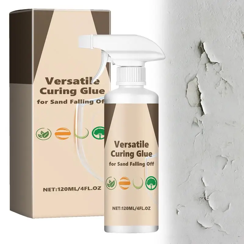 

Sand Fixing Wall Protection Spray 120ml Wall Mending Agent Sand Curing Agent Spray Wall Protection Spray Multi-use Invisible