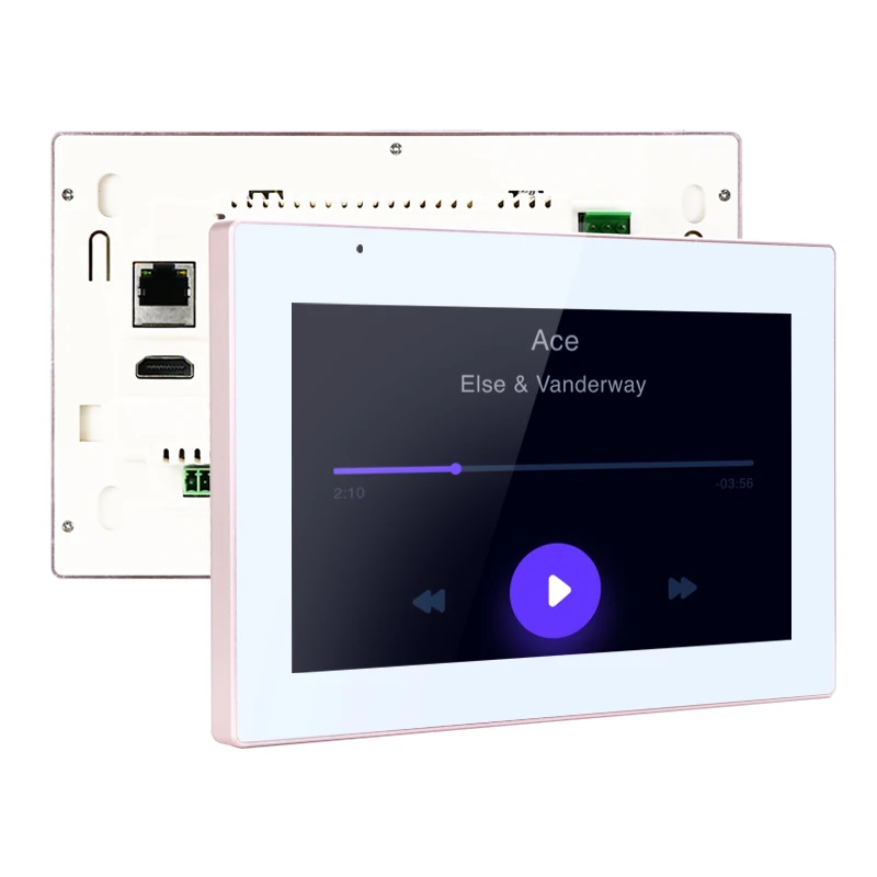 Port world 1024*600 Auflösung Smart Home Panel Touch-Bedienfeld Smart Fernbedienung Android 7,1