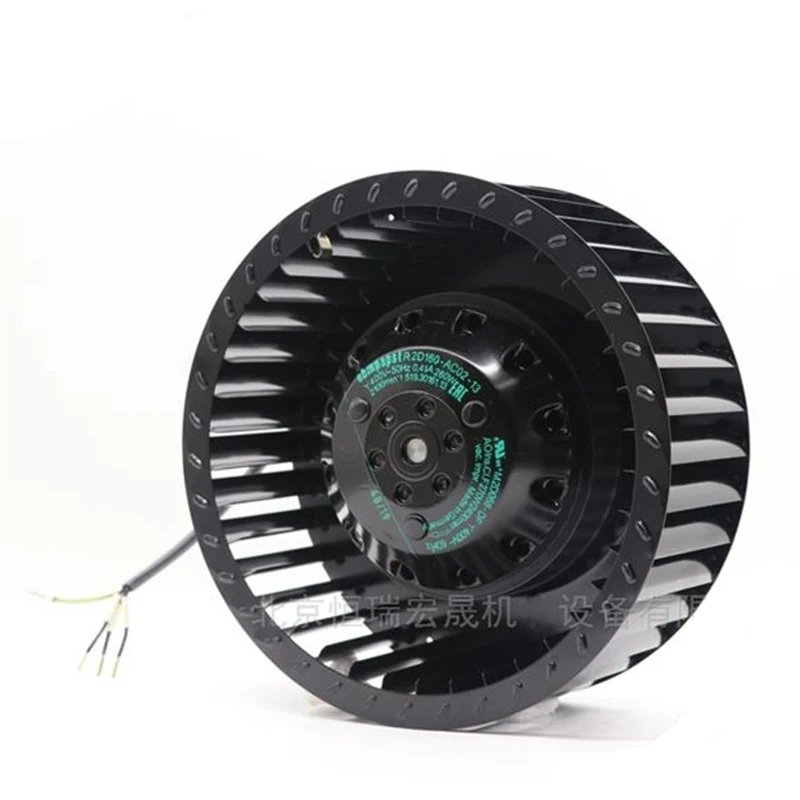 Совершенно новый оригинальный инверторный вентилятор охлаждения R2D160-AC02-13 400 В 260 Вт 0,41 А 2100 об/мин