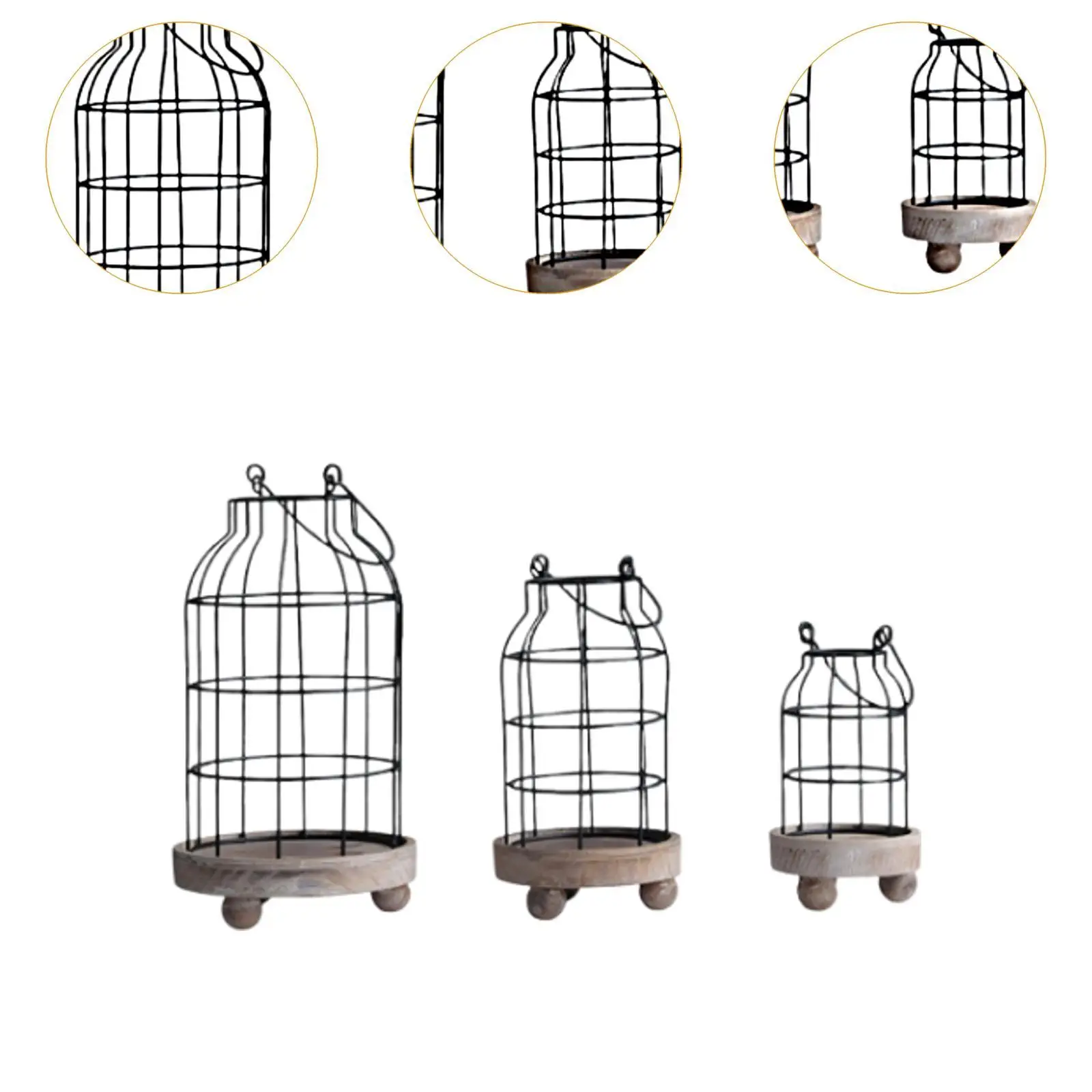 3Pcs Candle Holders Wedding Decorative Party Tealight Stands Home Decoration
