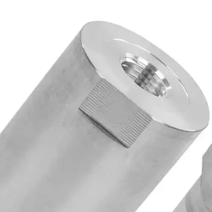 Inline Fuel Filter In-Line Hydraulic Filter High-pressure Resistant Aluminum Alloy Body Straight-tube Connector