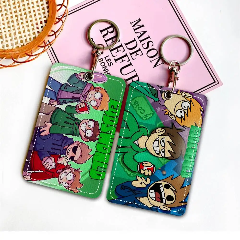 Animated Eddsworld Personalised Holder Suitable For Bank Card,Subway, Bus Card Wallet Card Case Badge Holder Keychain