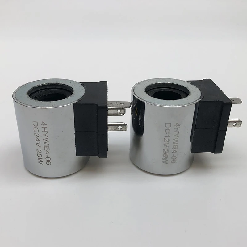 Hydraulic Solenoid Valve Coil 4HYWE4-06 Inner Diameter 14mm Height 40mm DC12V DC24V 25W