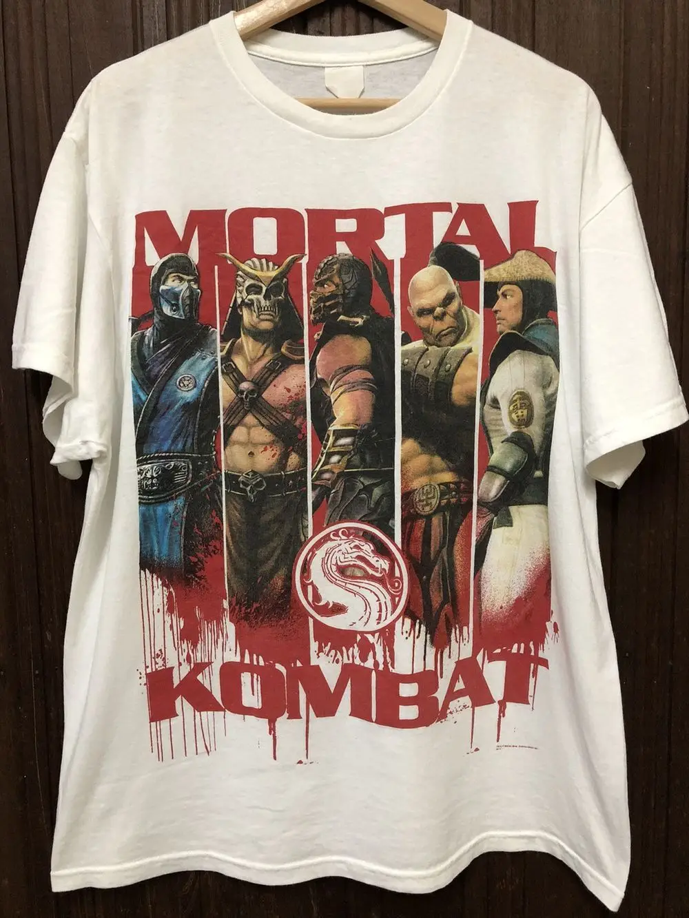 

Mortal Kombat Big Print Character Very Rare White Unisex Shirt WA1002