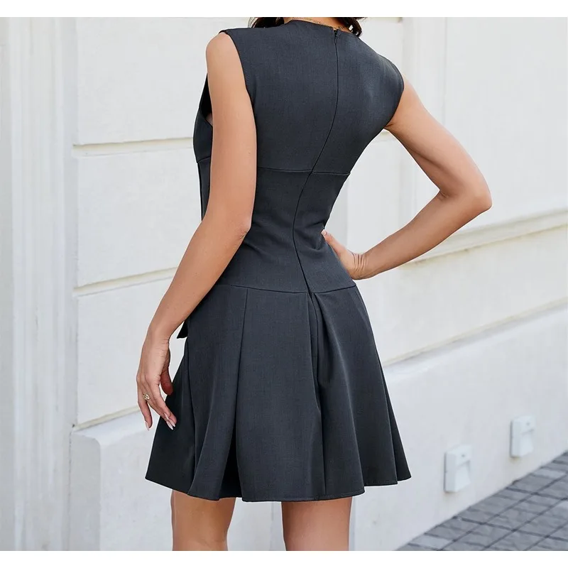 فساتين ضيقة مثيرة للنساء لصيف 2025 أنيقة لأعياد الميلاد وحفلات التخرج المسائية القصيرة ملابس الشارع تنورة قصيرة فستان فيستدوس قصير