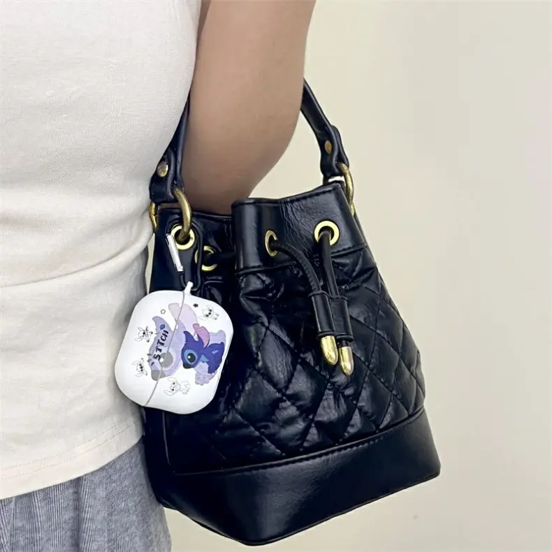 Cute Matte Stitch Case for Samsung Galaxy Buds 3 Headphone Case Cartoon Earphone Bag for Galaxy Buds3 Pro