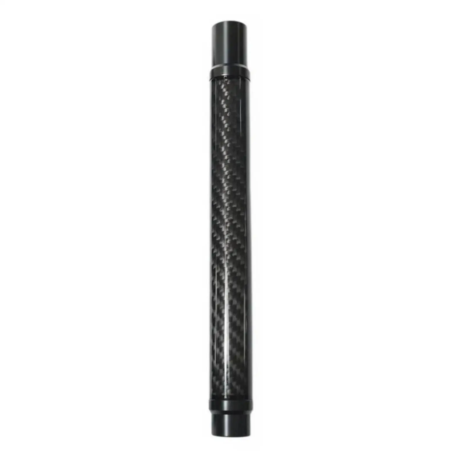 Carbon Fiber Billiard Stick Extension 155mm for Carom Billiards Cue Easy Attach Threaded Joint for Long Reach Shots Black