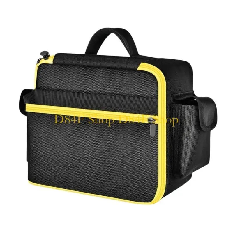 D84F Multifunctional Carrying Bag for Cordless Tool and Accessories with Zippers Air Compressor Holder Tire Inflator Case