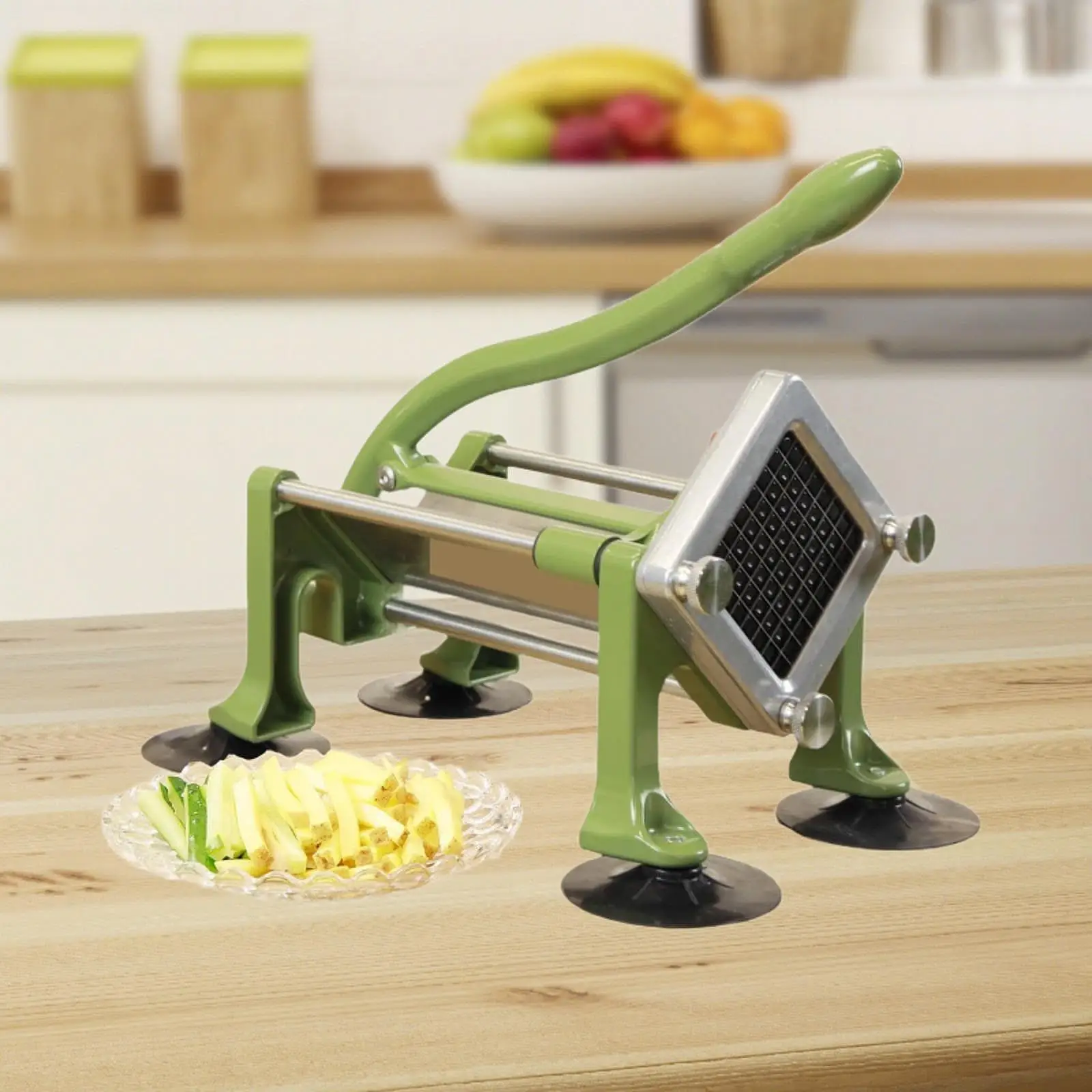 Potato Cutter Stainless Steel French Fry Cutter for Cucumbers Onions Pear