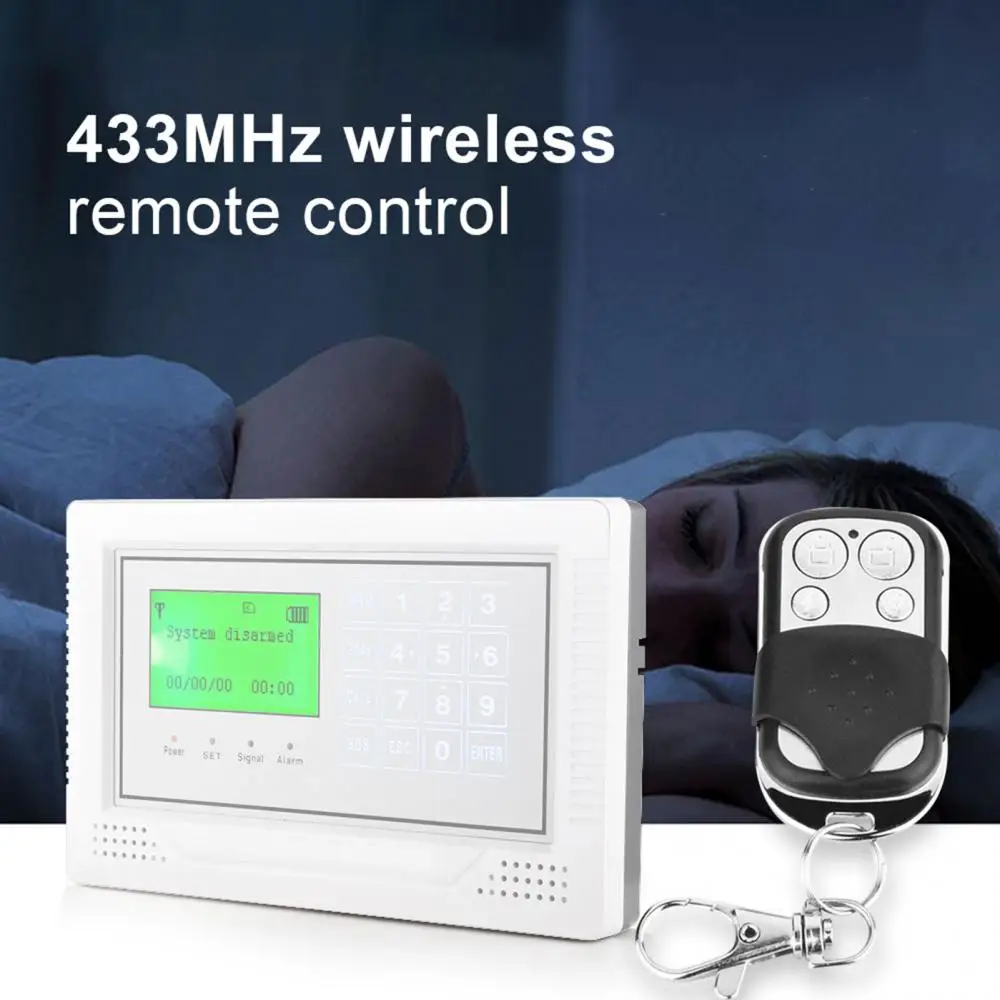 433MHz Wireless Remote Controller Metal Key Chain For Our Wifi GSM W2B W3B W4B PG103 106 107 Home Burglar Security Alarm System