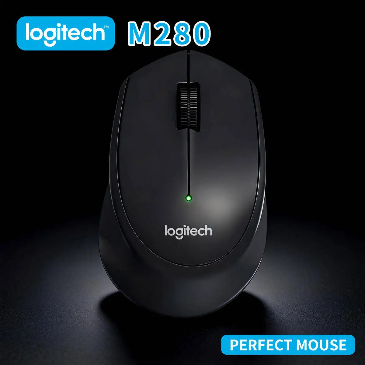 Logitech M280 2.4G Wireless Mouse High Responsiveness for PC Mac Laptop