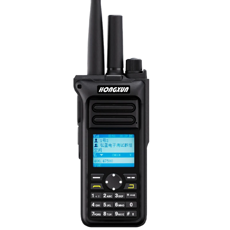 HONGXUN GM-10 무전기 4G POC UHF/VHF 5000KM 범위 GPS 그룹 설정 IP67 방수 5W 대용량 배터리