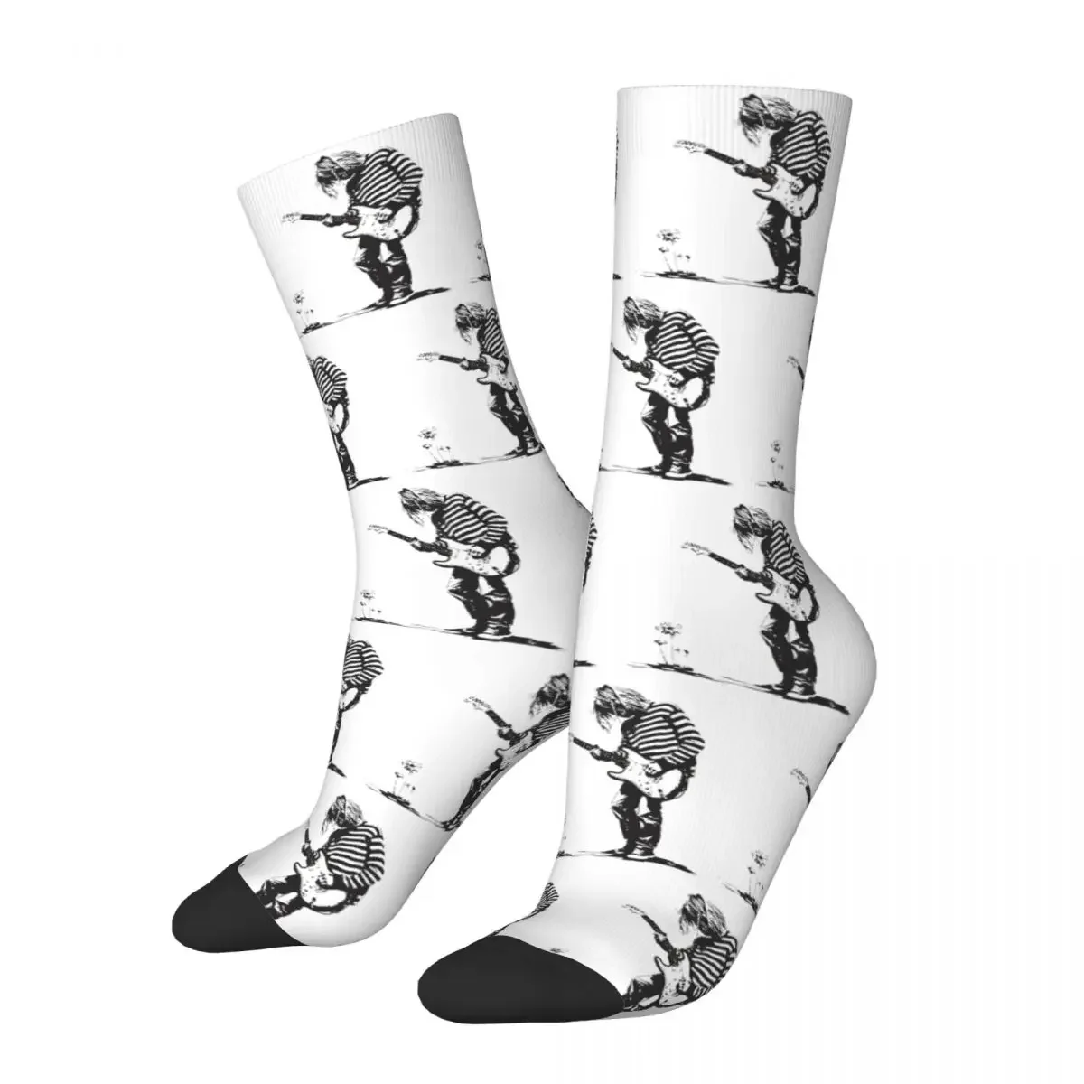 Kurt Cobain Socks Men Women Polyester Funny Happy Socks Harajuku Spring Summer Autumn Winter Stockings Gift