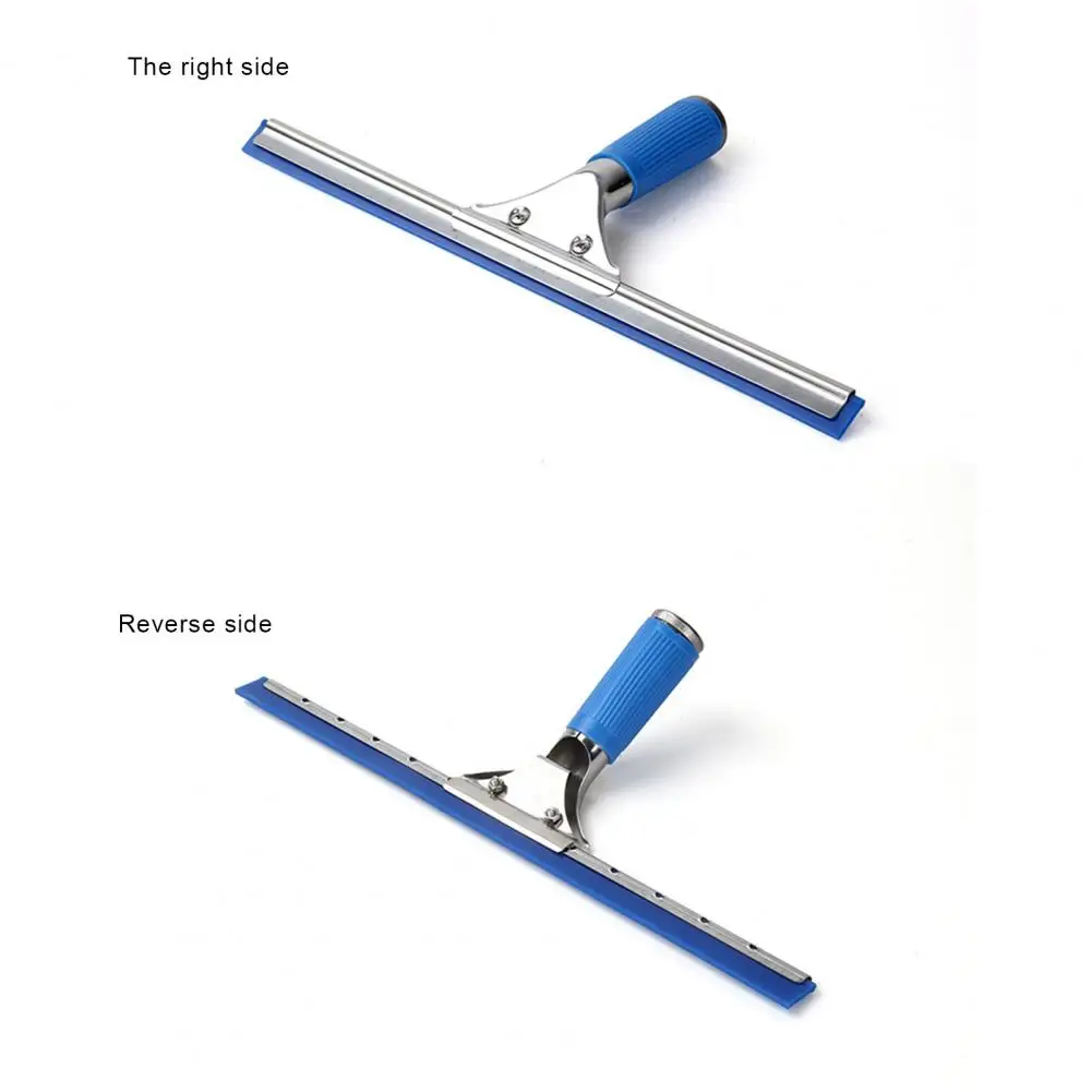 Bathroom Accessories Professional Window Squeegee with Rubber Lip Long Handle Shower Wiper Bathroom Glass Tool for Streak-free