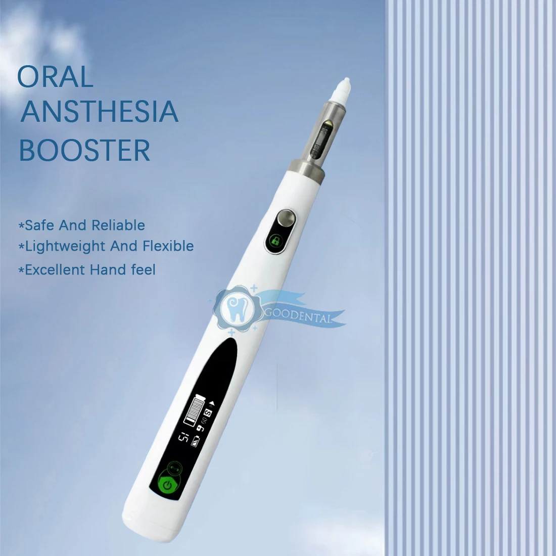 Dental Painless Oral Local Anesthesia Booster Intenlligent Injection Wirelessly Operated Rechargeable Syringe LCD Dentisty tools