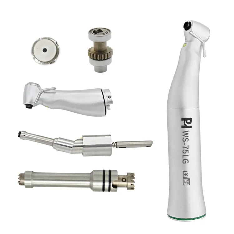 

20:1 WS-75LG de ntal contra-angle handpiece turn with integrated LED light