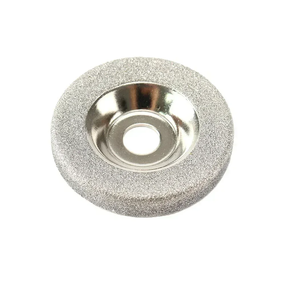 Diamond Grinding Wheel 180 Grit Cup Glass Emery Milling Cutter Circle Grinder Stone Sharpener Cutting Cut-Off Wheels Rotary Tool