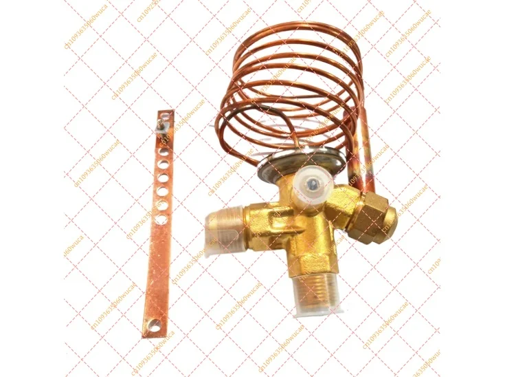 Universal External Balance Thermostatic Expansion Valve F-Type Fitting for R22 R134a R404A Refrigeration Evaporator Parts