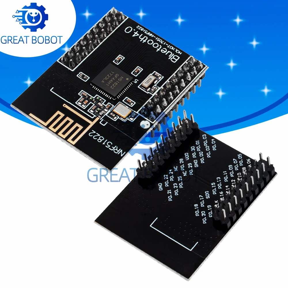 BS  NRF51822 2.4G Wireless Module Wireless Communication Module Bluetooth module / zigbee module / DMX512