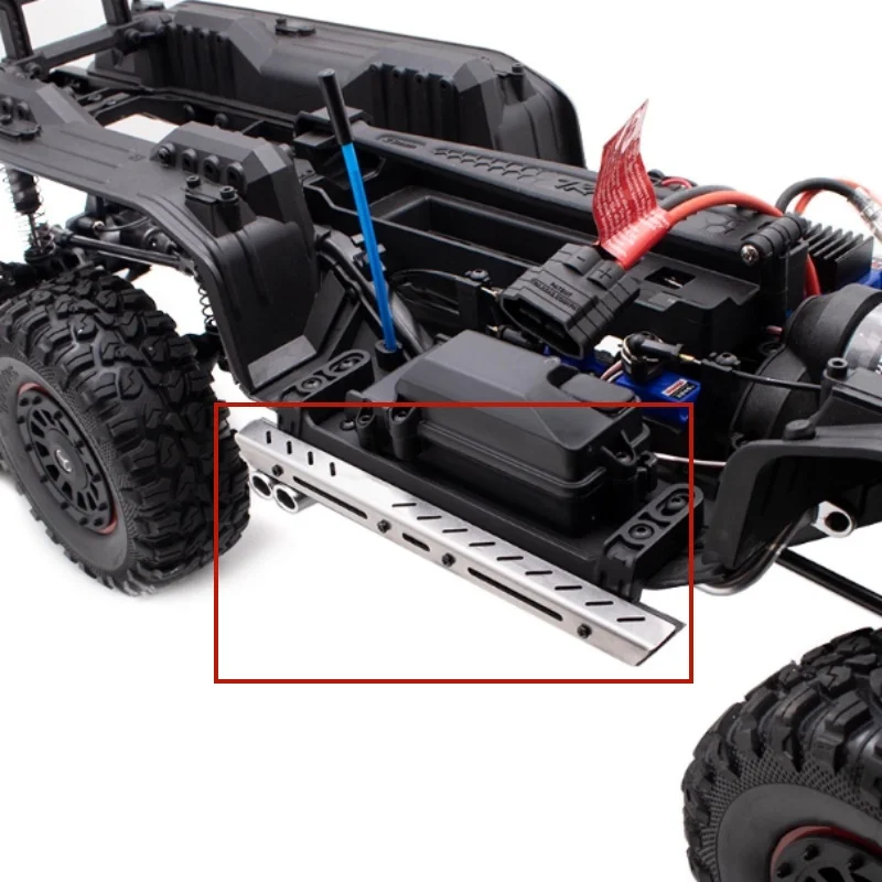 

Stainless steel Side pedal guard For 1/10 RC Crawler Car Traxxas TRX-6 Mercedes For Benz 6*6 frame Upgrade parts
