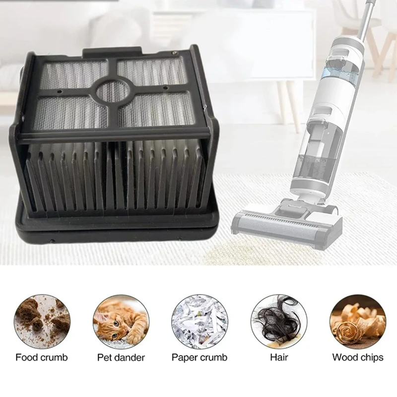 فلتر هيبا قابل للغسل لدريم M12 ، M12 برو ، آلة غسيل الأرضيات ، ملحقات استبدال مكنسة كهربائية