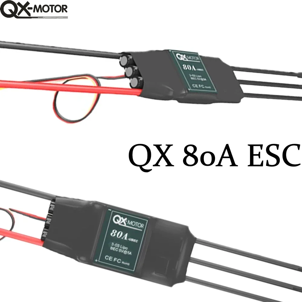 QX-MOTOR QA4220 450/580/650/720/800kv  Brushless Motor  QX 80A ESC For Remote Control Toy Parts